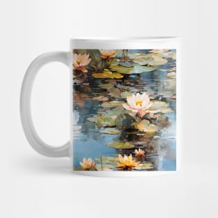 Monet Style Water Lilies 8 Mug